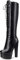 Castamere Donna Plateau Stivali Metà Polpaccio Cerniera Lacci Boots Tacco a Blocco 15CM High Heels Nero Opaco Scarpe EU 41