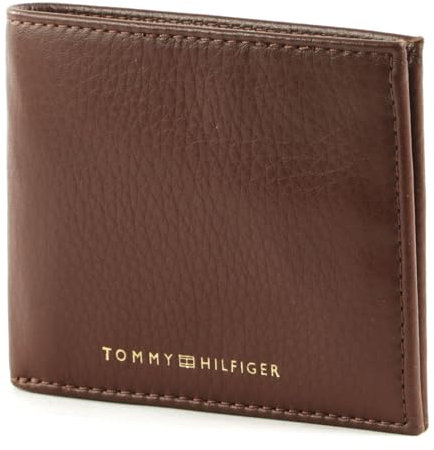 Tommy Hilfiger Herren Premium Leder dreifach gefaltete Geldbörse British Tan, OS