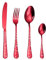 Bexdug Navidad Duradera, Juego Cubiertos, Exquisito Juego Cubiertos Acero Inoxidable, para decoración naviña, Regalos creativos para el hogar