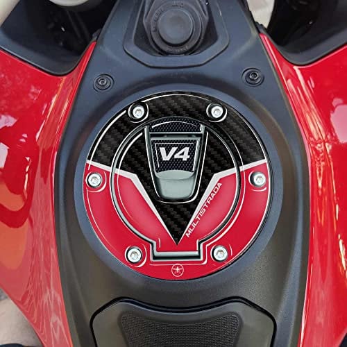labelbike - 3D Aufkleber Keyless Tankdeckelschutz kompatibel mit Ducati Multistrada V4 2021