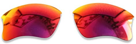 POLARLENS Polarised Replacement Lenses for Oakley Flak Jacket XLJ - Compatible with Oakley Flak Jacket XLJ Sunglasses (Purple Red)