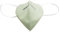 Snorflex POLLIsafe - Maschera anti-polline contro le allergie, filtra polline e particelle, riutilizzabile più volte, traspirante, aderente, Made in Germany (verde tende)