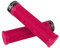 Burgtec Bartender Pro Greg Minnaar MTB Grips - Toxic Pink/Single Lock On Mountain Bike Biking Cycling Cycle Trail Enduro Riding Ride Comfort Handle Bar Handlebar Race Part Locking Tacky Rubber Pair