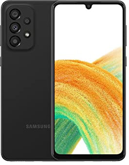 SAMSUNG Galaxy A33 5G (128 GB) Negro - Smartphone Android de 6 GB RAM, Teléfono Móvil Libre con Carga rápida, Batería de 5000 mAh y pantalla de 6,4‘‘ (Versión ES) (Reacondicionado)