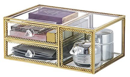 YUEHUA Kosmetikorganizer Make-up-Pinselhalter Organizer Lippenstift Organizer, Schmink-Aufbewahrung Nagellack für Dresser Schlafzimmer Badezimmer