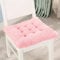 Yadlan Sitzkissen Gartenstuhl 2er Set, Stuhlkissen Bunt Set, Stuhlauflagen Garten Waschbar, Sitzkissen Stuhl Outdoor, Quadratisches StrapazierfäHiges Dick Stuhlauflagen Rosa B
