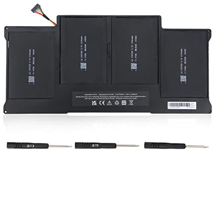 Oyomba 7200mAh A1405 A1466 Batteria Del Computer Portatile Per MacBook Air 13 pollici A1405 A1377 A1496 A1369 (Fine 2010 Metà 2011) A1466 (Metà 2012 Metà 2013 Inizio 2014 2015 2017) MC503LL/A Notebook