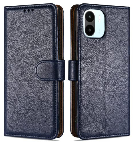 Case Collection pour Coque Xiaomi Redmi A1 / A2 - Etui en Cuir avec Fentes Cartes [Blocage RFID] Antichoc [Béquille] Housse Protection pour Coque Redmi A1 / A2