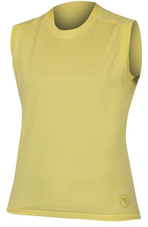 Endura Girls MTB-Jersey Ärmellos SingleTrack Gelb Gr. M