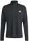 adidas Herren Train Essentials Training 1/4-Zip Long Sleeve Tee, Black, S