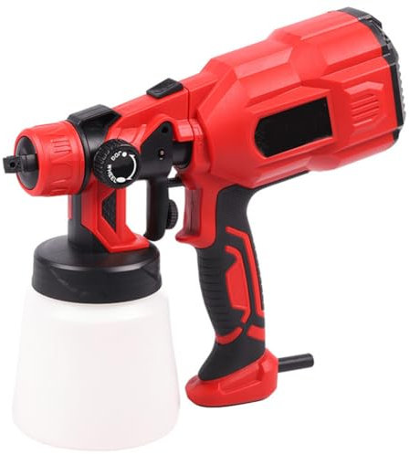 Elektrisches Farbspritzgerät, Zaun-Farbspritzsystem, 550W DIY Elektrische Spritzpistole Mit 3 Sprühmustern, 800Ml Fassungsvermögen, Zum Streichen Von Zäunen, Schuppen, Terrassendielen Und Gartenmöbeln