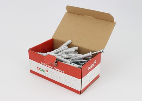 Confezione da 50 tasselli da colpire in poliammide, 8 x 60 mm