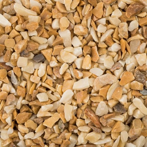 Natursteine, 5-8 mm, 1 kg Beutel, viele Farben erhältlich | Dekosteine | Dekosand | Dekokies | Ziersteine | Kieselsteine | Bastel Steine | Dekogranulat | Streudeko | Füllmaterial (creme)