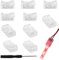 10 Stück LED Streifen Verbinder, LED Strip Verbinder 2 Polig LED Strip Connector, Lötfrei Streifenverbinder LED Verbinder für 10mm SMD 5050 RGB LED Streifen Stripes mit Schraubendreher
