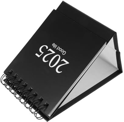 Parliky Tischkalender Kleiner 2025 Stehend Klappkalender für Schreibtisch 12 Monate Dickeres Papier für Lehrer Studenten Büroangestellte Zuhause und Büro (2025)