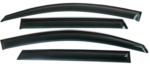 PENGNAQP Auto Windabweiser Kompatibel mit Nissan für Qashqai J10 2008-2015 Autofenster Regenschutz Schild Fensterabweiser Visier