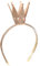 TUONYIS 2 Pièces Couronne Princesse Filles Bandeau Couronne Anniversaire, Accessoires Cheveux Paillettes, Couronne Princesse, Bandeau Enfant avec Couronne Brillante (Or, taille unique)