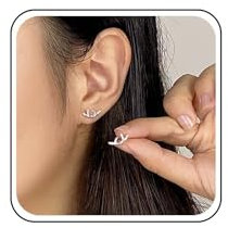 Inateannal Vintage Geweih Ohrstecker Ohrringe Silber Geweih Ohrstecker Ohrringe Baumzweig Geweih Ohrringe Kleines Geweih Ohrstecker Ohrringe Minimalistisch Ohrringe Schmuck Für Frauen