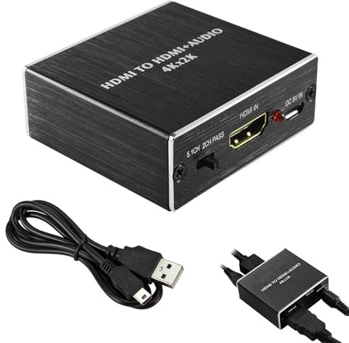 HDMI Audio Extractor, Extracteur Aud io HD MI, HDMI A udio Extracteur, Adaptateur HDM I Optique, Adaptateur H DMI Jack, Convertisseur HD MI, Convertisseur H DMI Optique, Splitter HDM I 2 Sorties