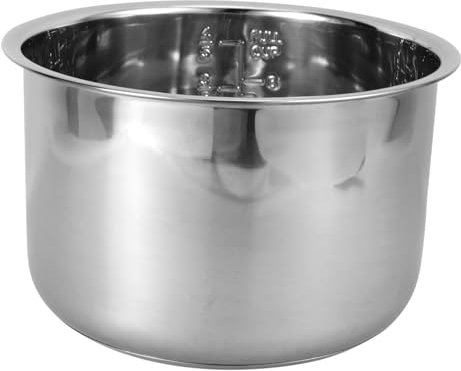 PRETYZOOM Edelstahl Innentopf Für Reiskocher Verstärkter Antihaftbeschichteter Innentopf Für Elektrischen Schnellkochtopf Bpa-frei Robustes Kochgeschirr-zubehör Für Küchen Und Kochbedarf