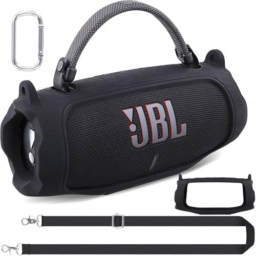 co2CREA Housse en Silicone Compatible JBl Charge 6 Enceinte Bluetooth Portable sans Fil(boîte Seule,Case Only)