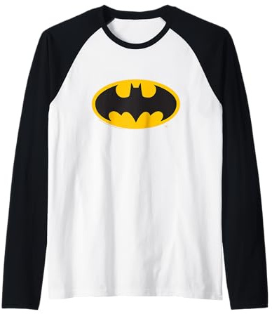 Das legendäre klassische Batman-Logo Raglan