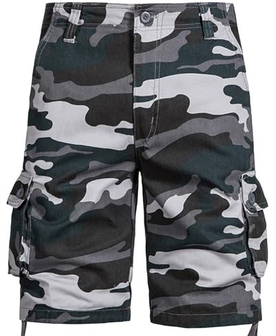 Bermuda Lin Homme Ceinture Elastique Bleu Short Homme Blanc de Sport Travail Tactique Gym Camouflage de Chantier Marque Pantacourt Randonnée Treillis Militaire Vente en Ligne Bleu 33
