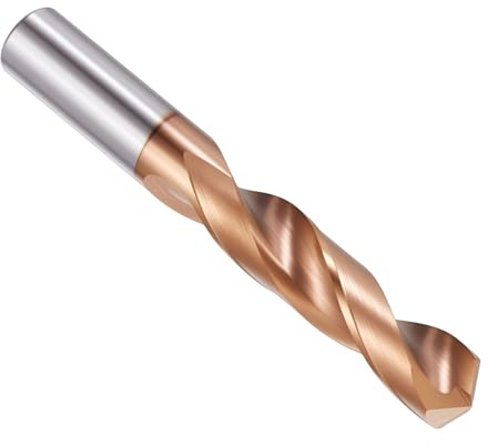 PATIKIL 9mm Drill Bit Carbide for Stainless Steel Hard Metal 130° | Twist Jobber Bits Straight Shank for Drilling Hard Metal Alloy Steel Stainless Steel Titanium Alloys