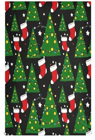 GAIREG Juego de trapos y toallas de árboles de Navidad, 28 x 18 pulgadas, trapos a granel para cocina, juego de 4
