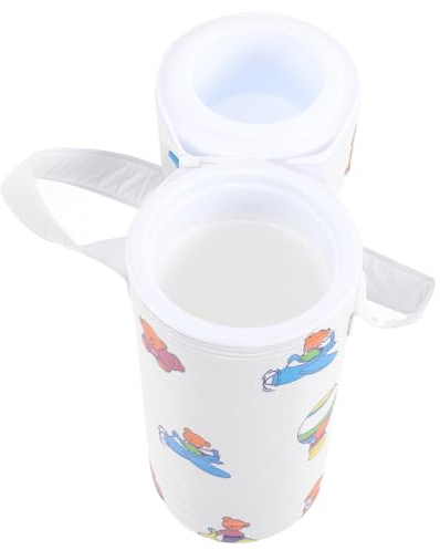 GALPADA Tragbarer Babyflaschenwärmer Isoliertasche aus PVC mit Leichtem Design und Mittlerer Größe zum Aufhängen an Tasche oder Kinderwagen für Unterwegs Zufällige Farbe Zufälliger Stil