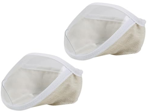ifundom 2 Stück Transparenter Pflegemaulkorb für Katzen und Kätzchen Waschbar und Atmungsaktiv Praktischer Schutz Beim Baden und Schönheitspflege
