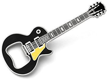 empireposter Guitar LP Décapsuleur aimanté Noir 4,2 x 11 cm