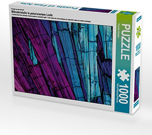 CALVENDO Puzzle EIN Motiv aus dem Kalender Mikrokristalle in polarisiertem Licht | 1000 Teile Lege-Größe 64 x 48 cm Foto-Puzzle für glückliche Stunden