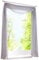 BAILEY JO 1er-Pack Querbehang Transparent Voile Freihanddeko Gardinen Schals (HxB 145x500cm, Silber)
