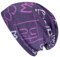 Wollhuhn ÖKO Jungen/Mädchen COOL Music Long-Beanie/Wendemütze Ganzjährig Zwei Lagen Jersey Innen Uni Grau (aus Öko-Stoffen, Bio), 20150820 (L, COOL Music violett/aubergine)