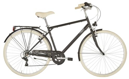 Alpina Bike Sharin - Bicicleta para Hombre, 55 cm, Color Negro