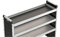 Van Guard 5x Plastic Storage Bins and Pre-Cut Rubber Shelf Matting for 1250mm Trade Van Racking Shelving