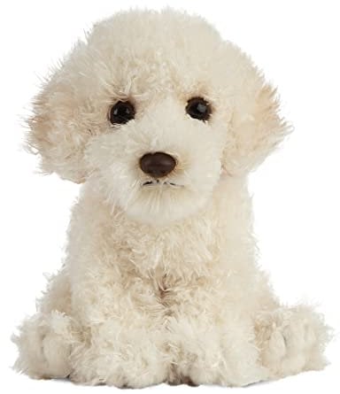 Living Nature Labradoodle Puppy, realistisches, weiches, kuscheliges Hundespielzeug, umweltfreundlicher Plüsch von Naturli, 16 cm, Unbekannt