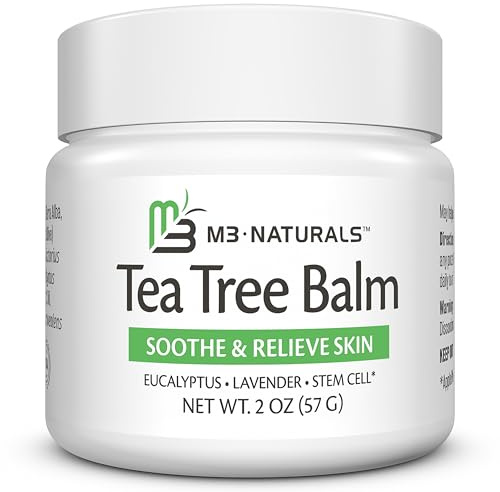 Moisturizing Tea Tree Balm for Dry & Cracked Feet and Nails, 2 oz by M3