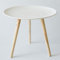 Ronde en Bois Table d'appoint avec Une Texture Bump, Ciment rétro créativité Tabletop Table d'appoint for intérieur et extérieur, Montage Facile canapé Table d'appoint for Vivre décor de la Chambre