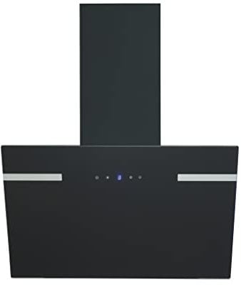 Respekta extractor cabeza de campana -libre/extractor en ángulo 90 cm/carcasa de acero inoxidable con sombra de vidrio en blanco/aire de escape - y función de recirculación / CH55090WA ++ / A ++ /