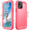 Cozycase Cover Impermeabile Antiurto Per iPhone 13 mini Rosa - 360 Gradi Militare Rigida Armor 【2m Anticaduta/Anti Urto】 Custodia Subacquea Waterproof Antipolvere - Rosa