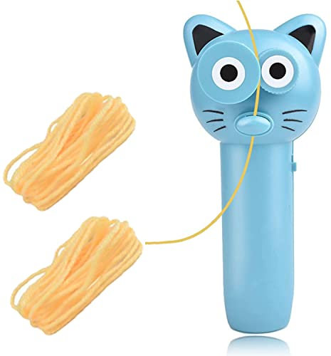 XIAOYIYI Zipstring, Zip String Jouet, Rope Launcher, ZipString Rope Hélice avec Corde à Corde, Rope Launcher Fun Electric Toy, Jeu de Ficelle Rope, Cats Cradle Corde, Inspirer des Jouets créatifs