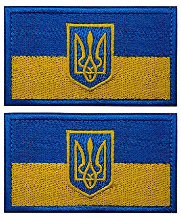 Ukrainische Armee Ukrainische Flagge Aufnäher Stickerei Patch DIY Militär Taktische Armee Abzeichen Abzeichen Dekorative Manschette