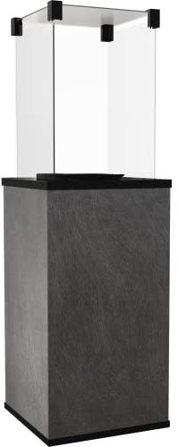 KRATKI Patio Mini Outdoor Moderner Gasheizstrahler 8,2 kW mit Rädern für Gartenterrasse 136,6x44,2 cm Propangas G30/50mbar Powered Automatic Control Seta Lakritz Quarz Schleuder