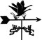 Girouette pour Jardin, Girouette en Métal pour Animaux, Construction en Acier Inoxydable, Indicateurs De Direction du Vent, Extérieur, Ferme, Jardin, Cour, Patio, Girouette (Oies)