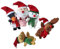 Fingerpuppen Weihnachten Fingerspielzeug Weihnachten Fingerpuppen WeihnachtsplüSchtier Weihnachtsmann Kuscheltier Tierhandpuppe Stoff FüR Baby Kind Kinder 5 STÜCKE