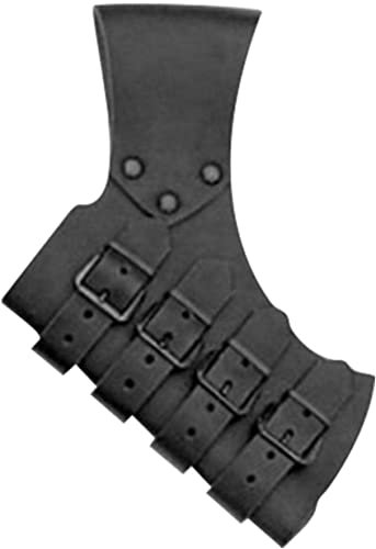 Schwerthalter Verstellbar Aus Leder Mittelalterliche Retro Schwertgürtel Schwert Frosch Renaissance Krieger Schwerthalter Kunstleder Schwertgürtelhalter Für Kinder Erwachsene und Rollenspiele(Schwarz)