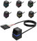 Winwill 1Pcs Power Button PC Power Supply Cable,2m length Desktop Computer External Remote Start On Off Switch Button Extension Cable with Colorful LED