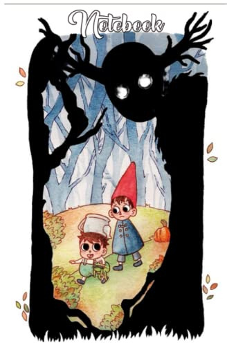 Over The Garden Wall Notebook: 6x9 inches, soft cover, 110 pages, lined journal for use home, shool, office